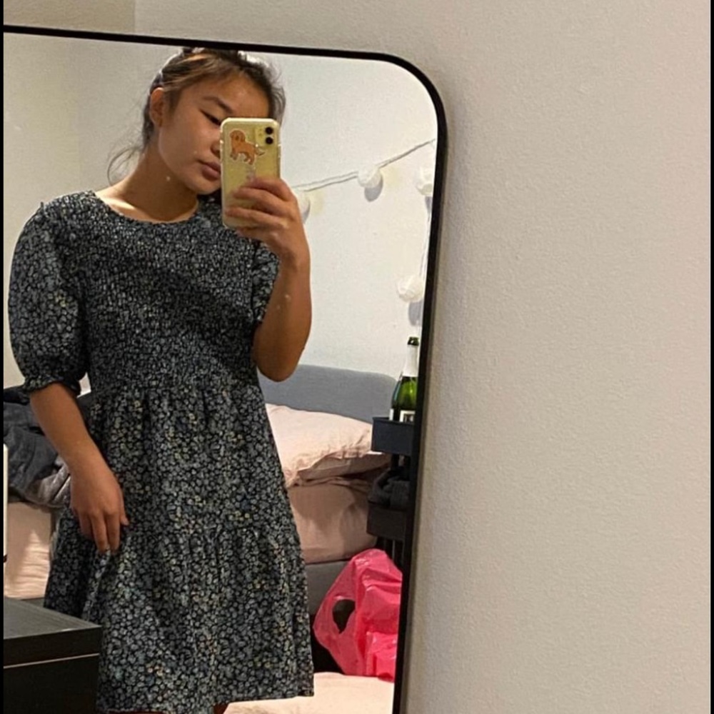 Blue dress!